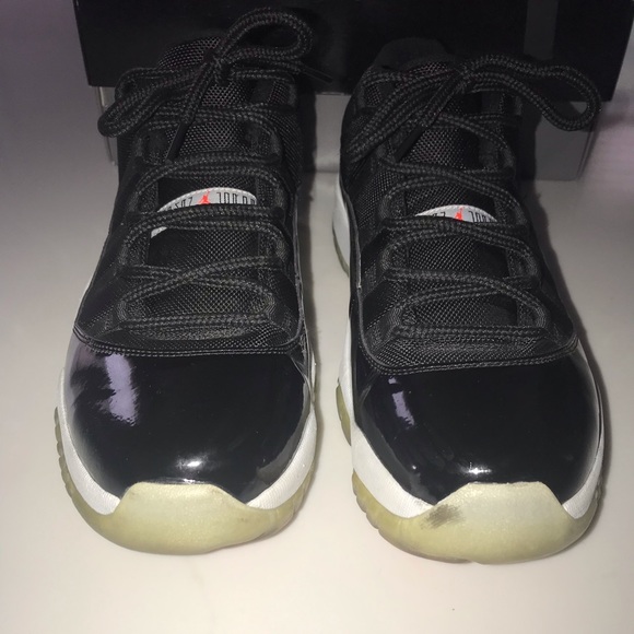 Air Jordan 11 Retro Low Infrared 23 Black Size 12 - Picture 3 of 7